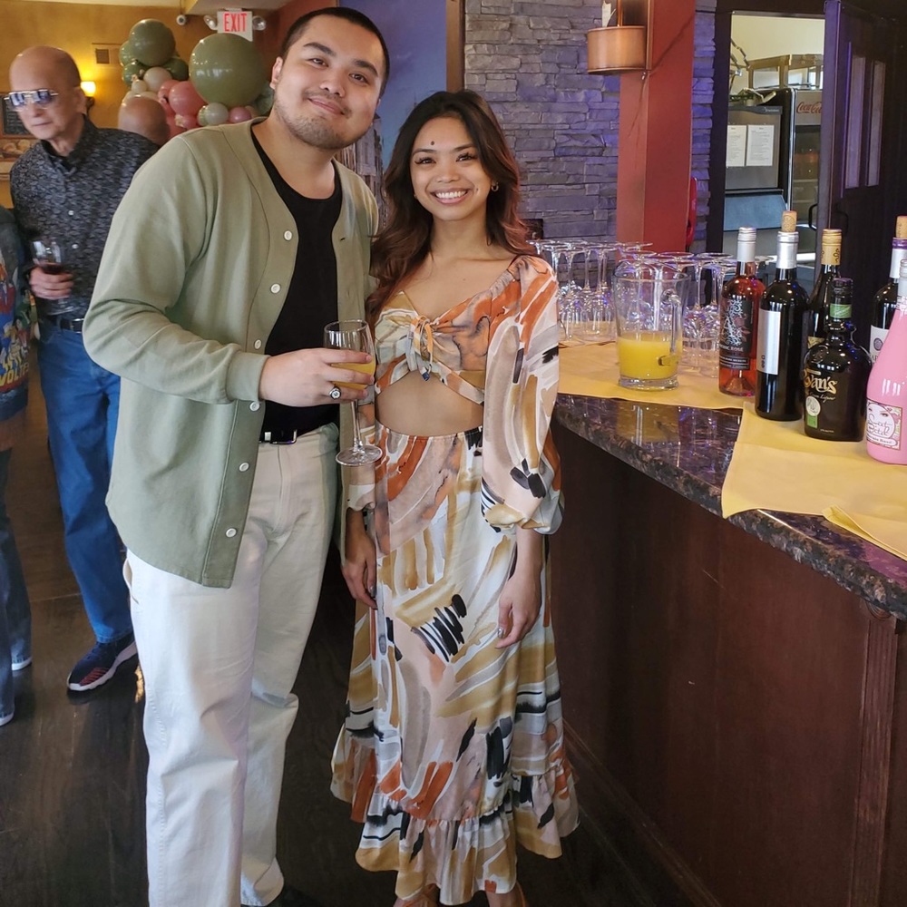 Shein Spring Midriff Dress